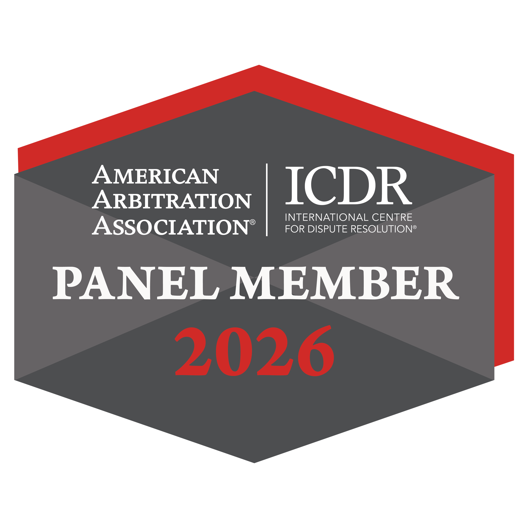 AAA ICDR Panel Member Badge 2026