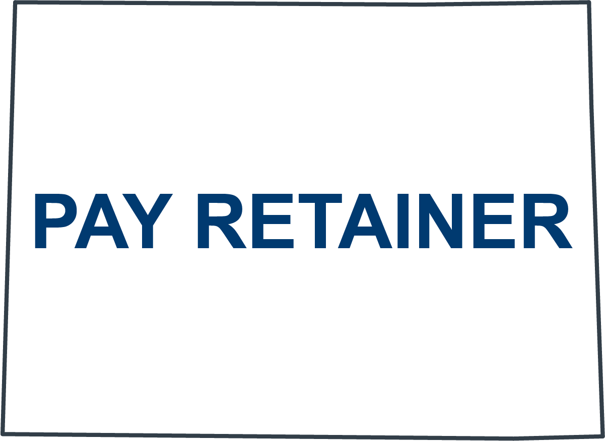 PAY COLORADO RETAINER